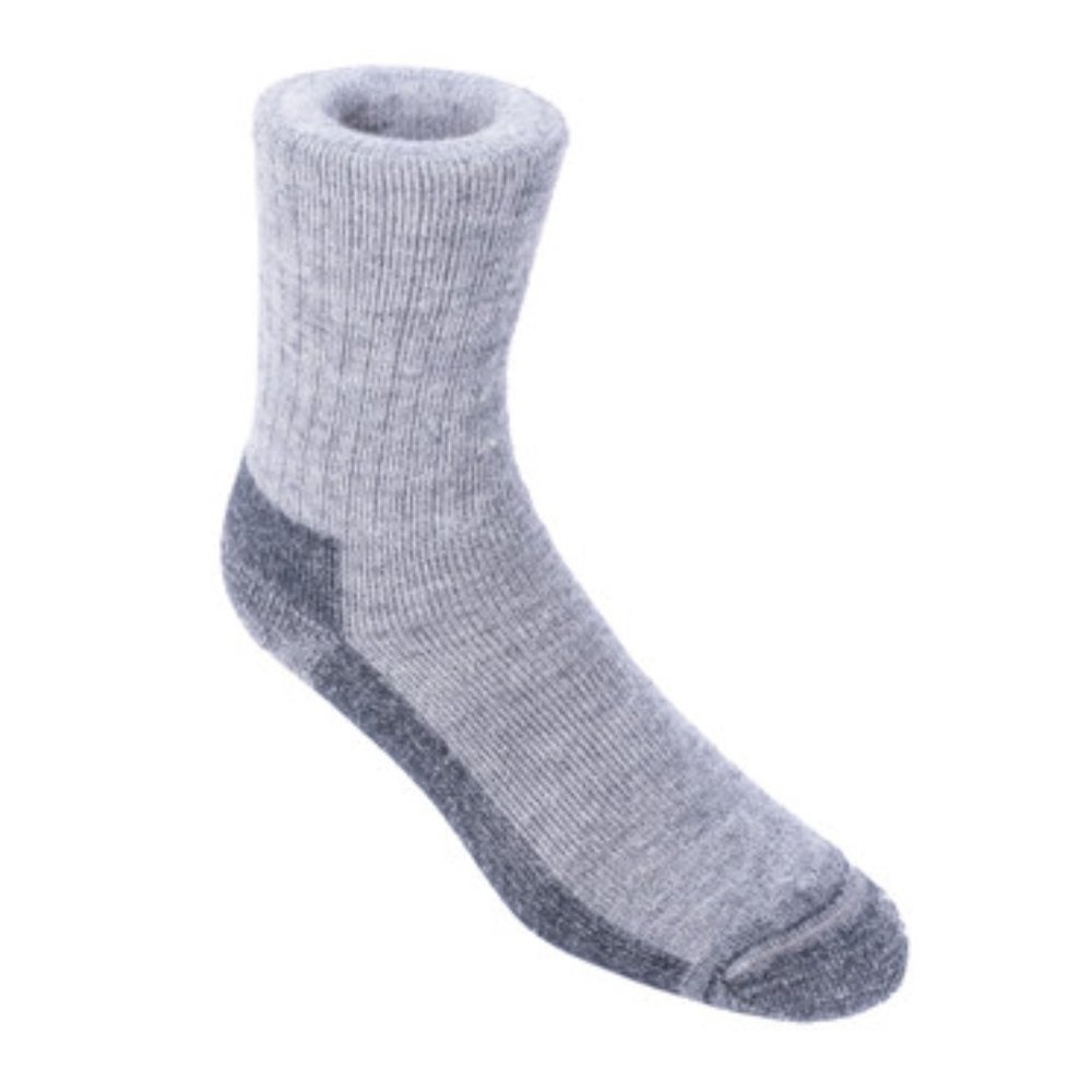 Alpaca Midweight Socks by JGS Outfitters - Large - Grey